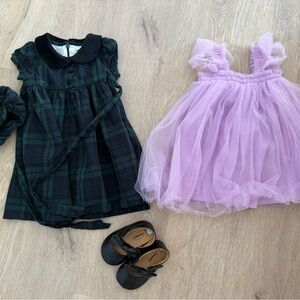 Girls Dress Bundle with Shoes